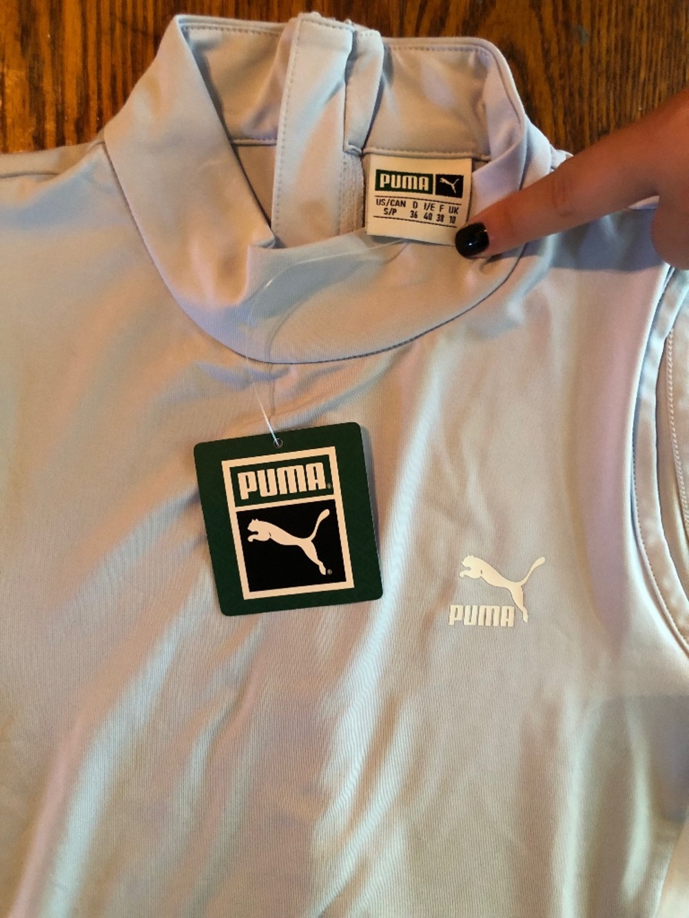 Puma T7 dress Halogen blue, size S (674503-33)